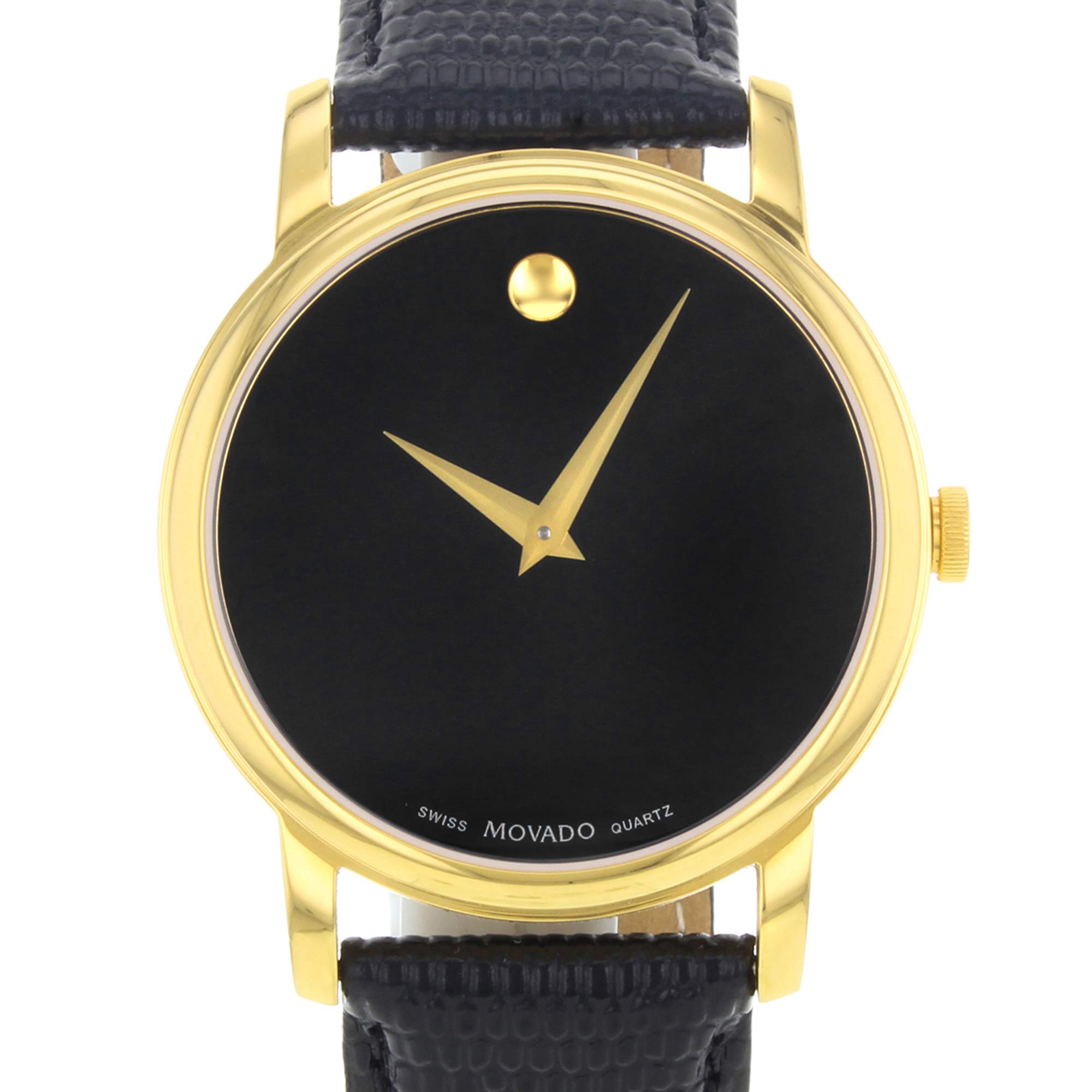 稼働 MOVADO 腕時計 ミュージアムウォッチ レザー ラウンド 2204 Amazon.co.jp: Movado メンズ 2100005 ミュージアムゴールド